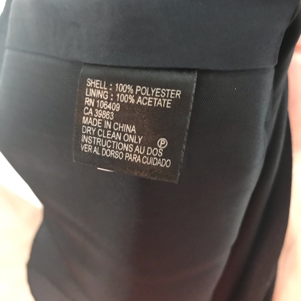 Tahari Asymmetrical Neck Midi Dress - Picture 4 of 5
